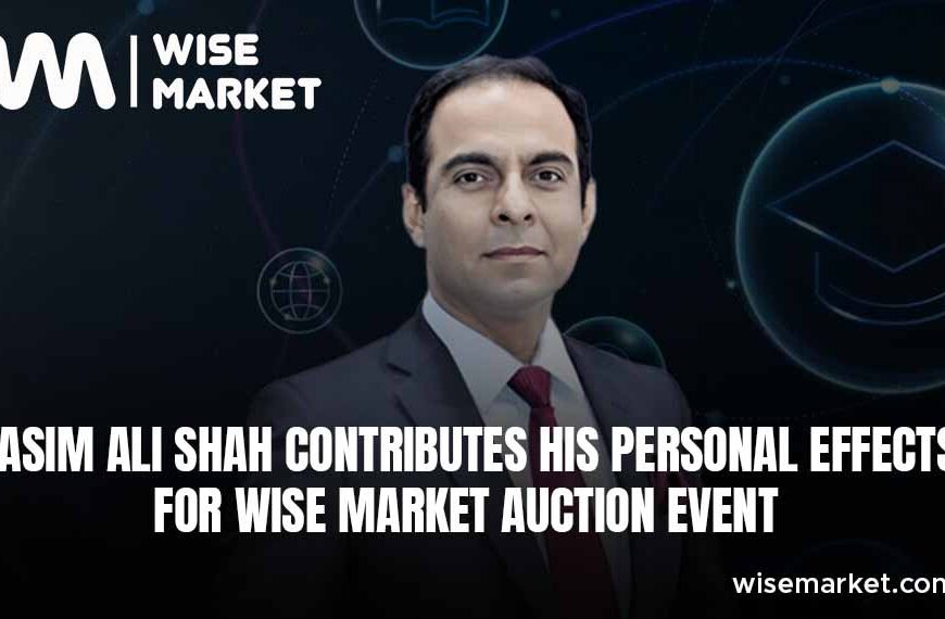 Qasim Ali Shah’s Exclusive Personal Items Featured in Wise Market Auction